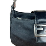 Fendi Mini Baguette Neoprene Black
