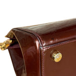 Louis Vuitton Bronze Monogram Vernis Brea MM 2Way Handbag