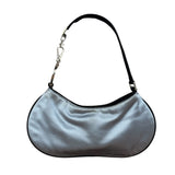 Prada Spazzolato Mini Grey Satin