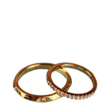 Tiffany & Co His & Hers Rings 18k Gold w/ Diamonds