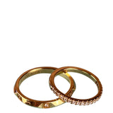 Tiffany & Co His & Hers Rings 18k Gold w/ Diamonds