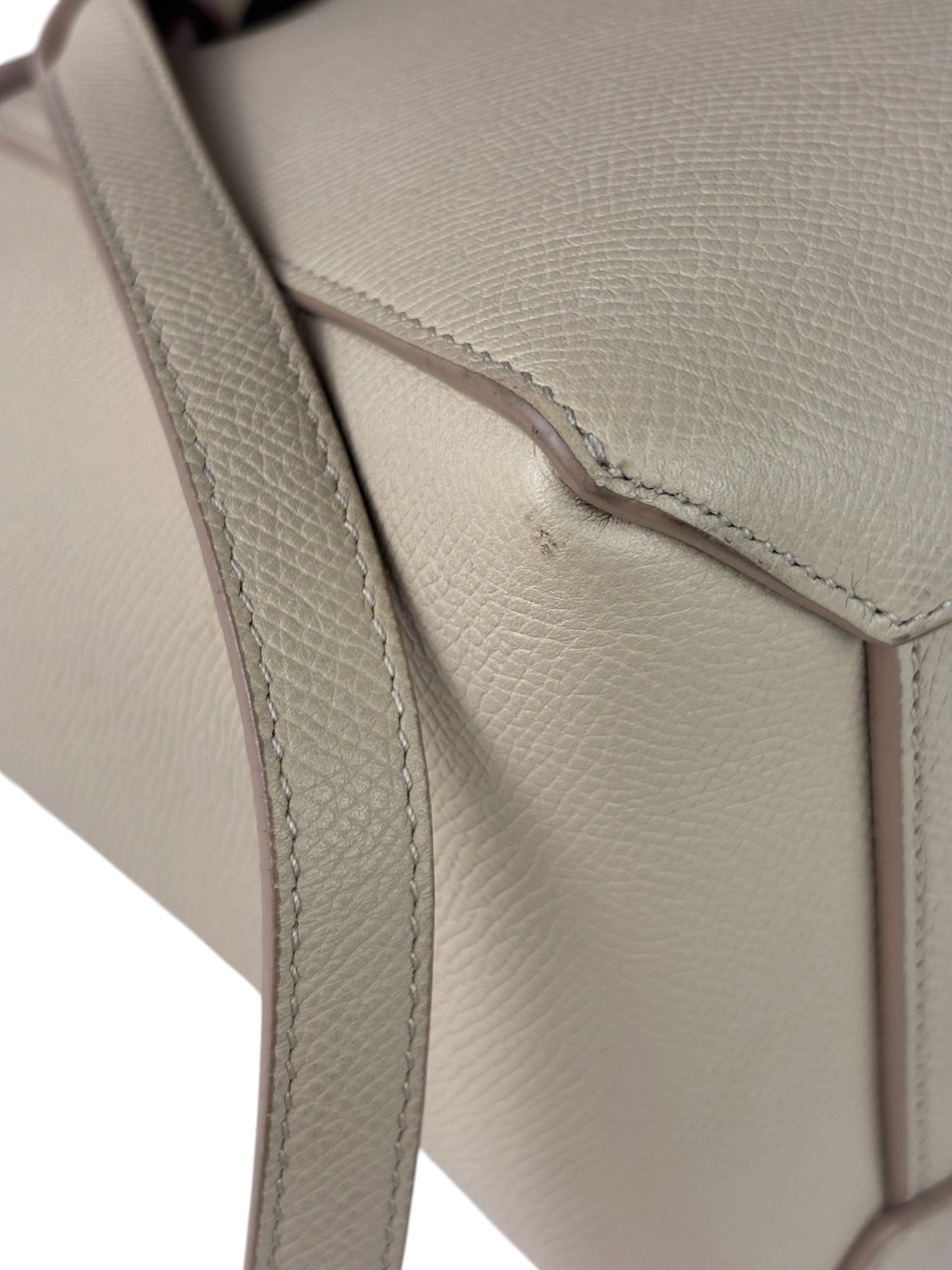 Celine Cream Calfskin Belt Nano Two-Way Bag