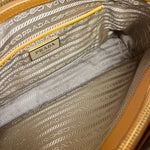 Prada Saffiano Promenade Handbag Mustard