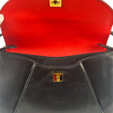 Cartier Must De Vintage Black Panthere Shoulder Bag