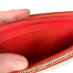 Chanel 2019 Caviar Quilted CC Filigree Clutch on Chain
