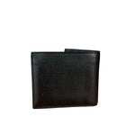 Yves Saint Laurent Leather Bi-Fold Wallet Black