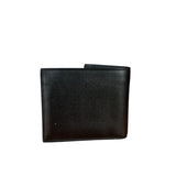 Yves Saint Laurent Leather Bi-Fold Wallet Black