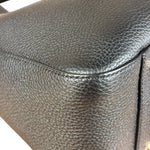 Fendi Black Leather Small FF Tote Two-Way Bag