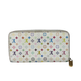 Louis Vuitton x Takashi Murakami Multicolor Monogram Zip-Around Wallet
