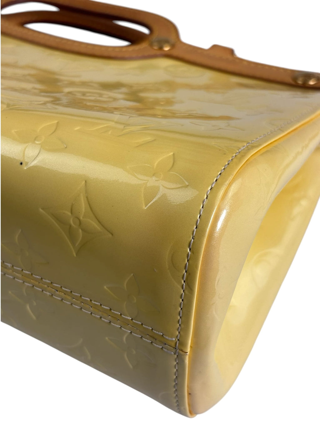 Louis Vuitton Yellow Vernis Roxbury Drive Two-Way Bag