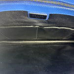 Prada Blue Saffiano Leather 2Way Briefcase Bag