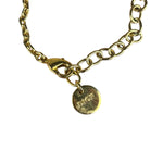 Christian Dior Gold Toned Charm Bracelet
