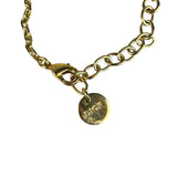 Christian Dior Gold Toned Charm Bracelet
