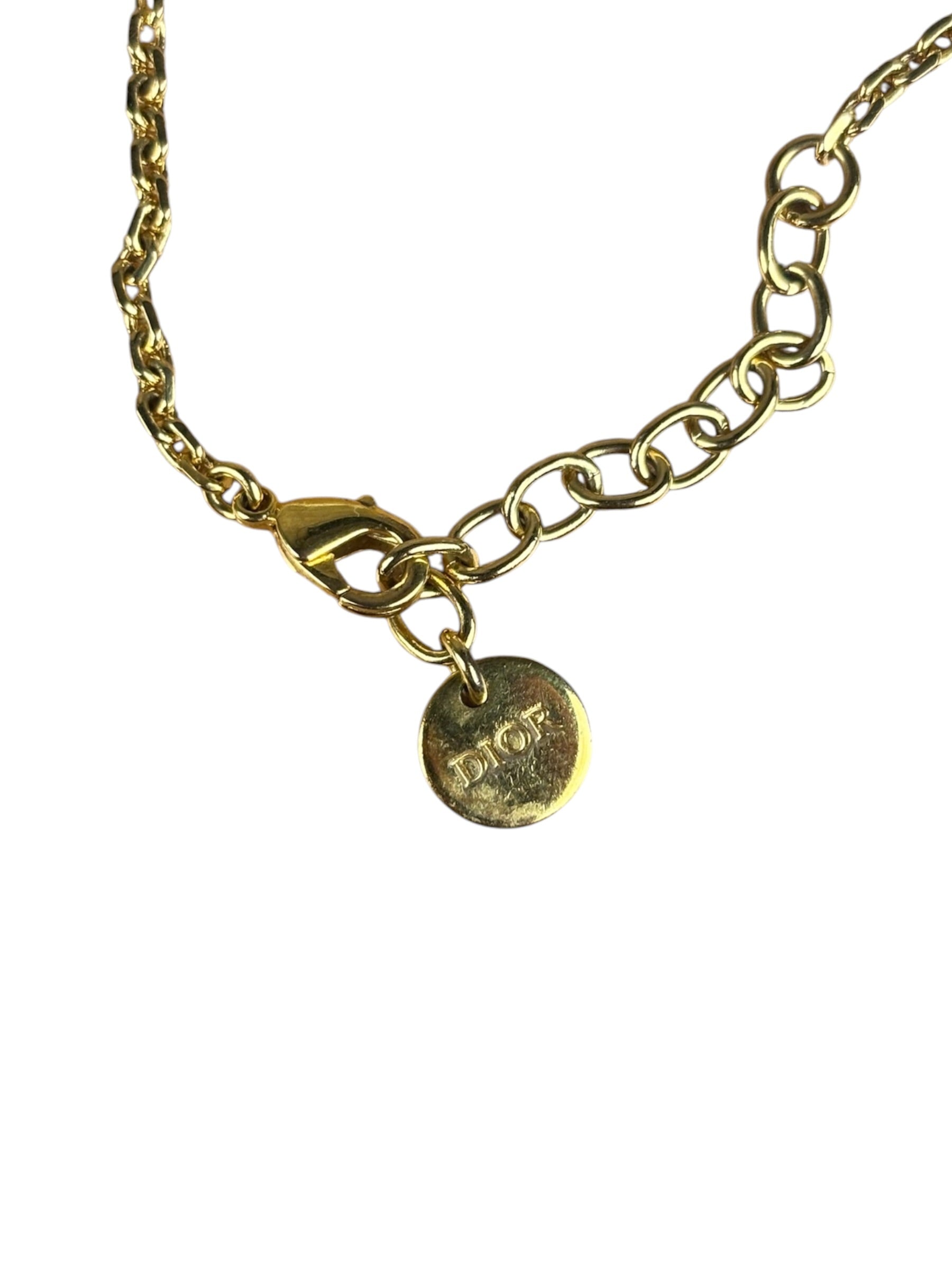 Christian Dior Gold Toned Charm Bracelet