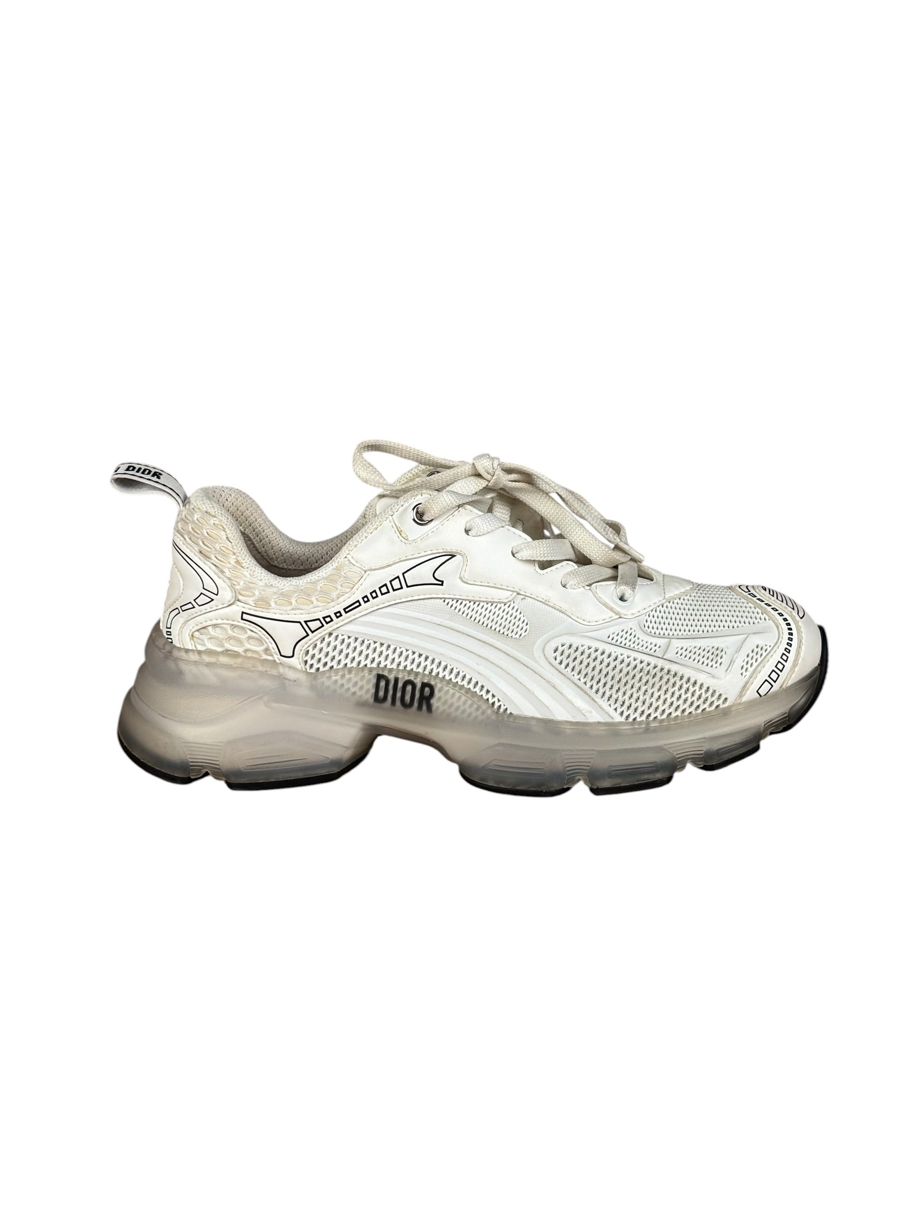 Christian Dior White Vibe Cloth Sneaker