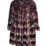 Emba Auburn Mink Fur Coat