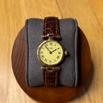Cartier Must De Vendome Brown Leather Strap