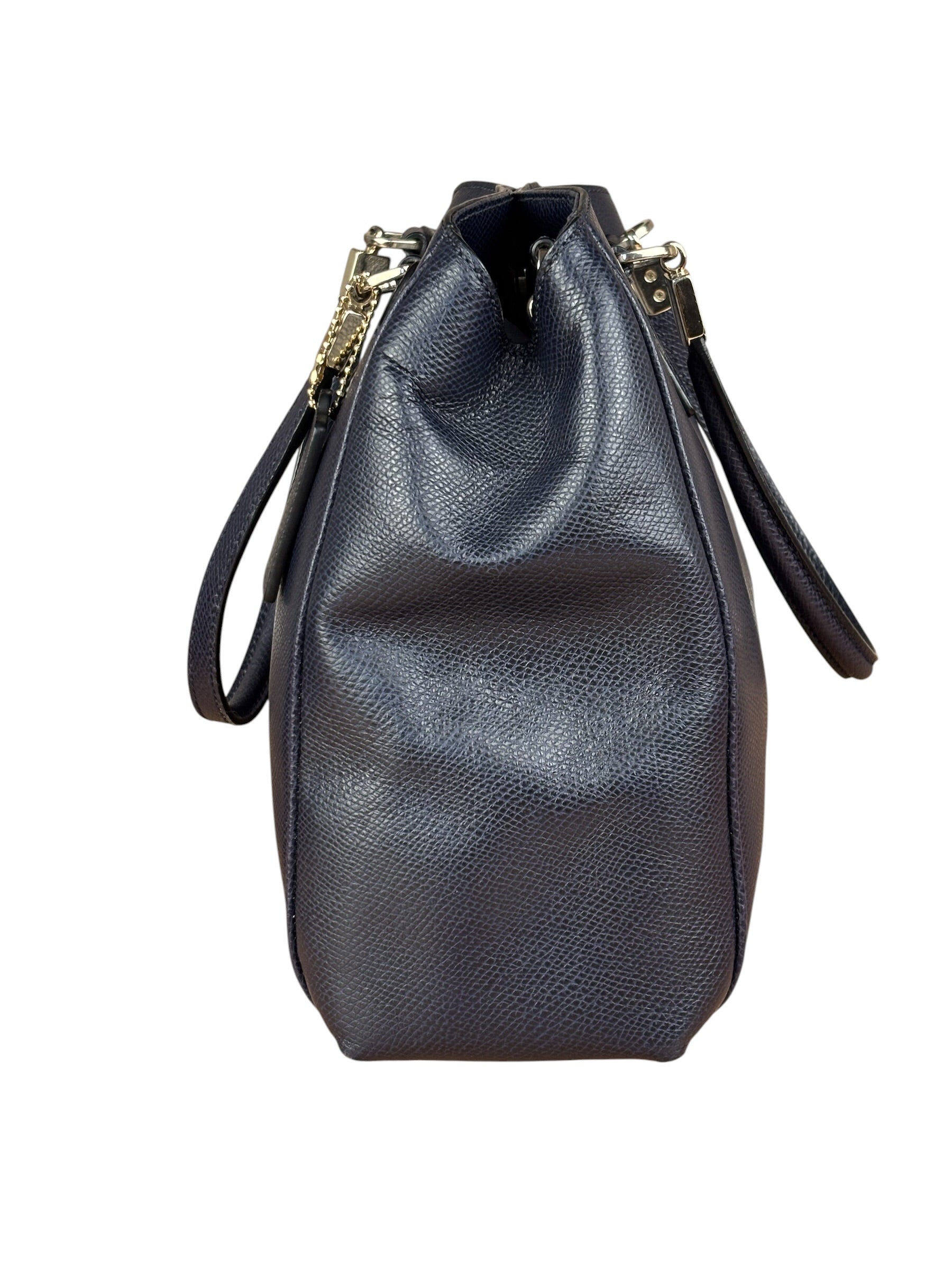 Coach Vintage Navy Leather 2Way Bag