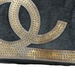 Chanel Sport Line Terrycloth Black Flap Bag 2008