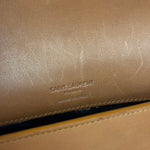 Saint Laurent Shearling/Leather Mini Flap Shoulder Bag