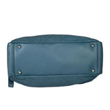 Chanel Blue Caviar Quilted CC Timeless Soft Shopper Tote 2010
