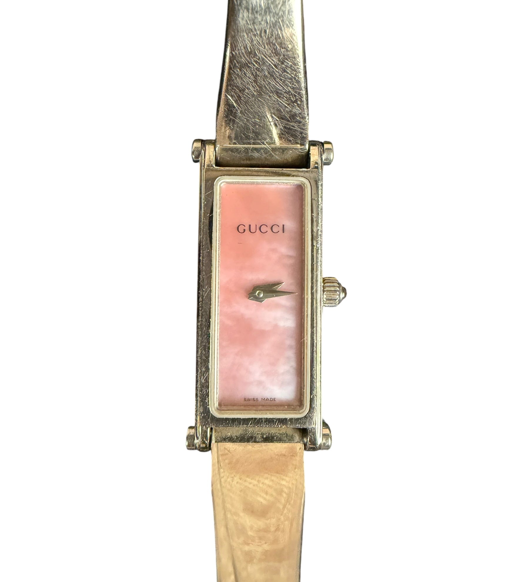 Gucci 1500L Mother Of Pearl Pink Dial