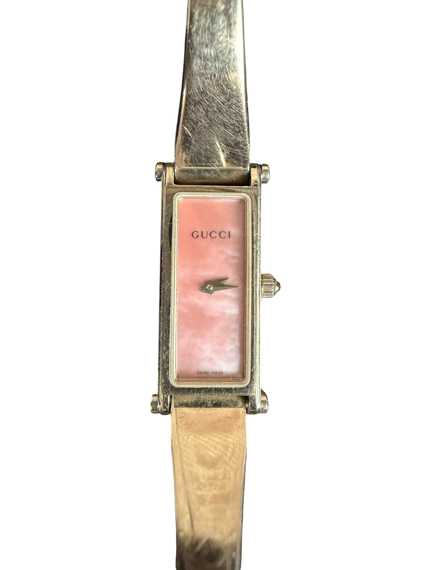 Gucci 1500L Mother Of Pearl Pink Dial