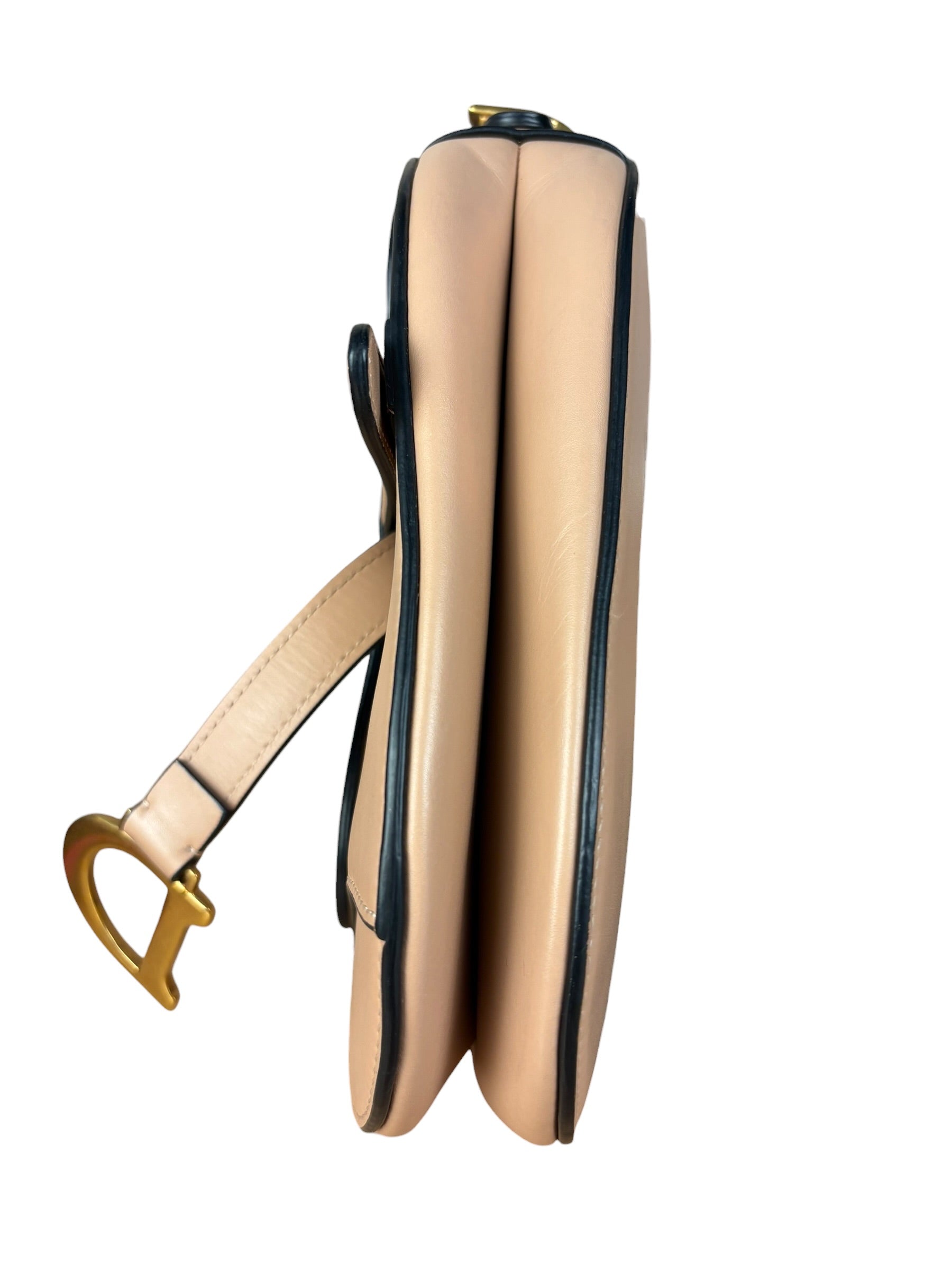 Christian Dior Blush Pink Mini Saddle Bag