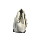 Chanel White Quilted Leather Blizzard Zip Flap-Shoulder Bag 2010