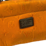 Louis Vuitton Vintage Orange Monogram Neoprene Scuba Clutch