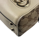 Gucci GG Beige Ivory Leather Shoulder Bag