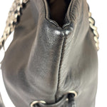 Chanel Black Leather CC Mirrored Mosaic Chain Tote 2008