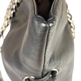 Chanel Black Leather CC Mirrored Mosaic Chain Tote 2008