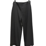Chanel Vintage Black Wool Wide-Leg Trousers