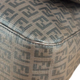Fendi Brown Leather Zucca Mamma Baguette