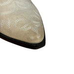 Isabel Marant White Distress Leather Western Boots