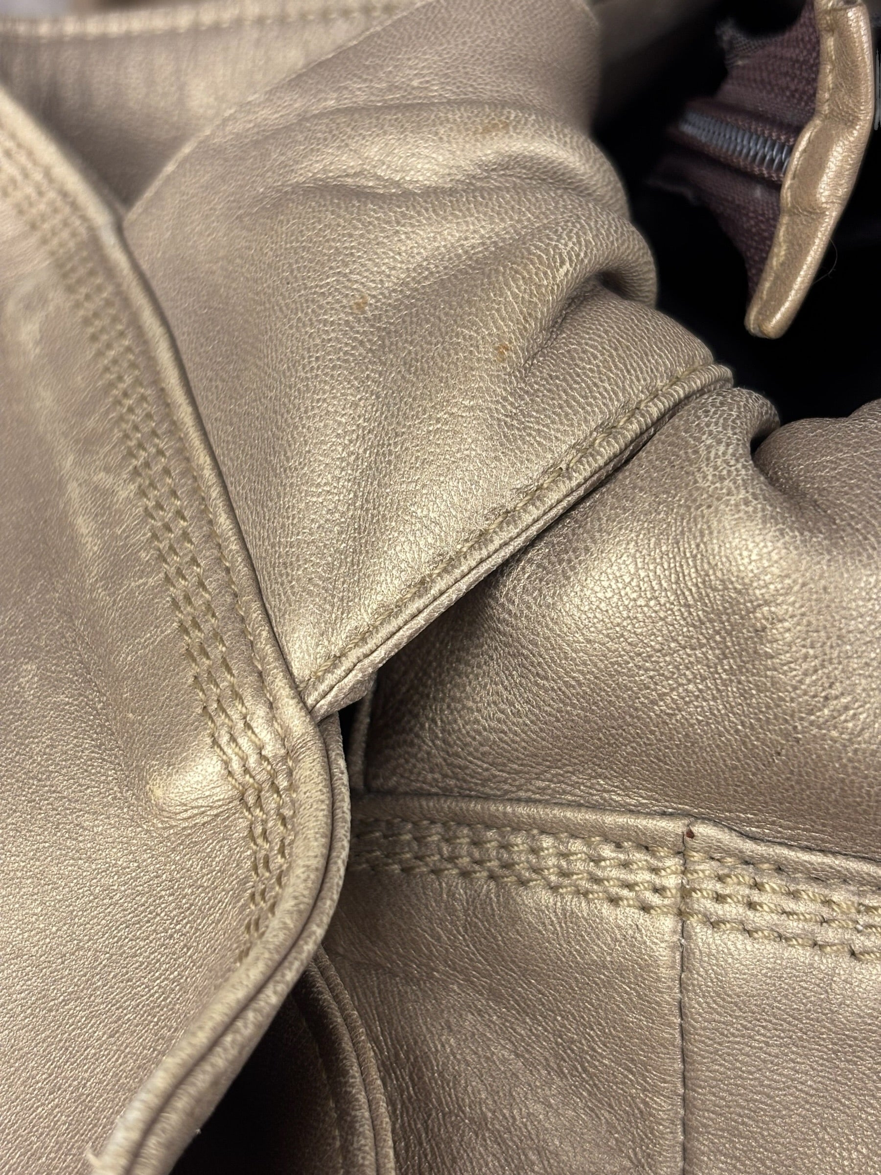 Loewe Metallic Leather Nappa Air Handbag