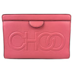 Jimmy Choo Pink Leather Pouch