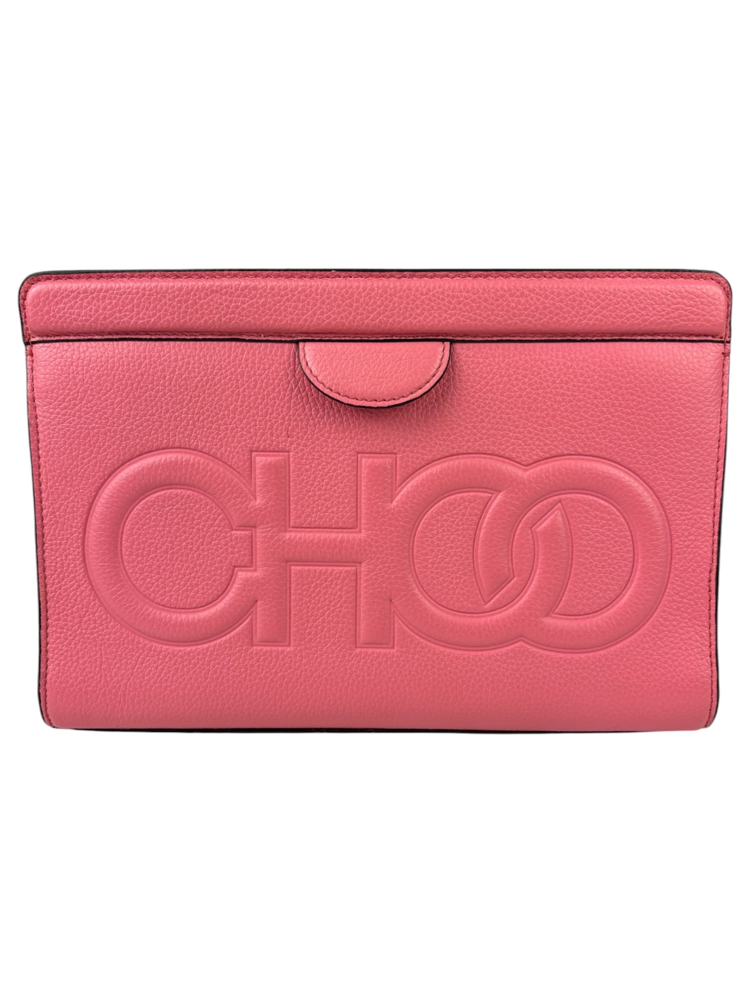 Jimmy Choo Pink Leather Pouch