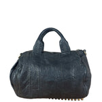 Alexander Wang Black Leather Rocco Duffel Line Shoulder/HandBag