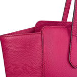 Gucci Pink Pebbled Leather Small Swing Tote