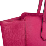 Gucci Pink Pebbled Leather Small Swing Tote
