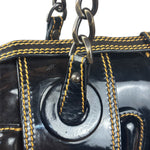 Fendi Black Patent Leather Shoulder Bag B