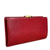 Louis Vuitton Vintage Red Epi Leather Agenda Cover Pochette