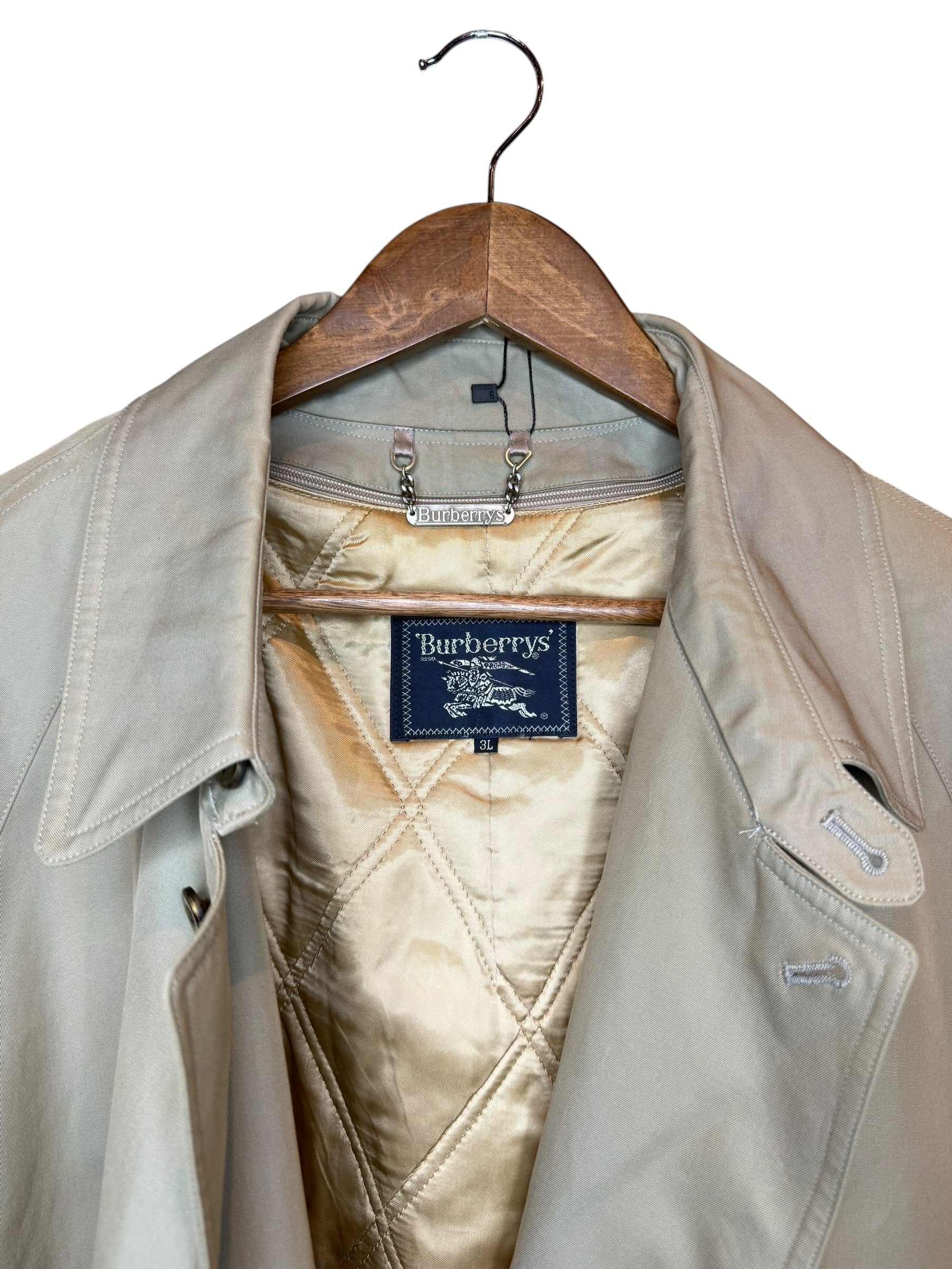 Burberry Vintage Beige Trench Coat w/ Removable Lining
