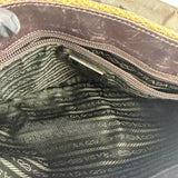 Prada Vintage Kakhi Green Nylon Shoulder Bag