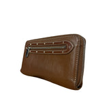 Louis Vuitton Brown Leather Suhali Zippy Wallet