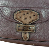 Loewe Purple Leather Ostrich Front 2Way Handbag
