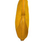 Gucci Mustard Yellow Suede/Leather Trim Hasler Horsebit Hobo Bag