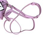 Off-White Purple Leather Micro Jitney 0.5 Two-Way Bag